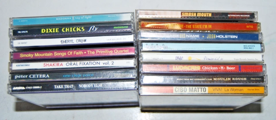 Lot 15 CDs Pop Country Rock Rap Gospel Alternative Shakira Ludacris Smash Mouth - Image 2 of 4