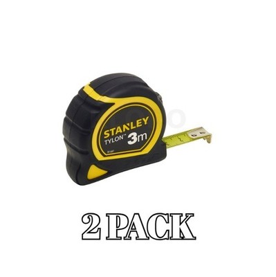 Stanley 0-30-687 Tape Measure Tylon 3m/12.7mm Compact and Durab PACK OF 3