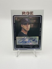 2005 Topps Chrome Update & Highlights - Chaz Roe #UH237 (AU, RC)