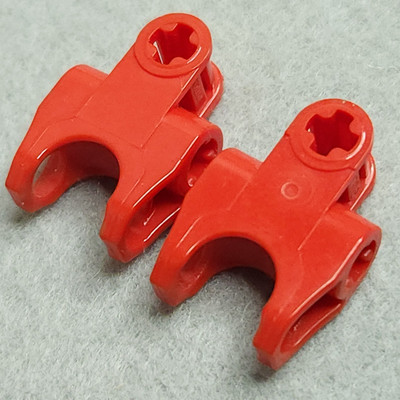 LEGO Technic 60176 Red Axle Connector Ball Joint Socket Closed Side Qty 2