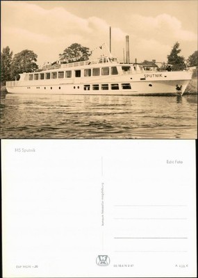 Ansichtskarte  Fahrgastschiff MS ''Sputnik'' 1967