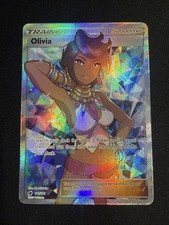 Pokemon TCG Olivia 111/111 Sun Moon Crimson Invasion Full Art Holo on eBay