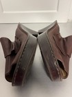BORN Brown LEATHER Wedge MULES Clogs Slip On Heels Comfortable Sz 10 — photo 9