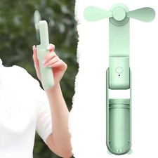 Portable USB Rechargeable Small Pocket Fan, Handheld Mini Fan, Hand Fan, NEW
