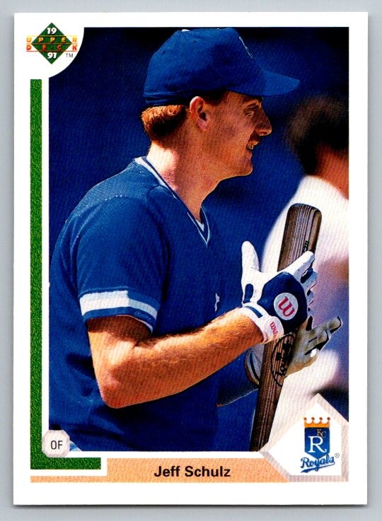 1991 Upper Deck Jeff Schulz #607 Kansas City Royals