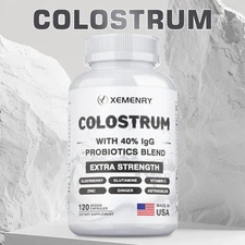 Colostrum - 40% IgG Concentrated, Gut Health Hair Growth Beauty & Immune Support