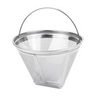 Coffee  Coffee Maker Reusable Stainless Steel 4 Cone Coffee Filters for3113