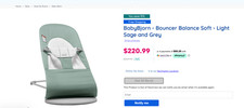 Bouncer Balance Soft - Light Sage and Grey SKU: 005270US