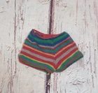 Vintage Barbie Doll Fashion PAK Striped Knit Shorts 1960s Midge Mattel multicolo