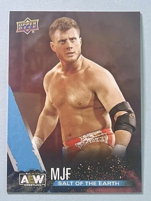 MJF 2021 Upper Deck AEW 1ST EDITION FINISHER PARALLEL SP Rookie #51 ''SALT EARTH''