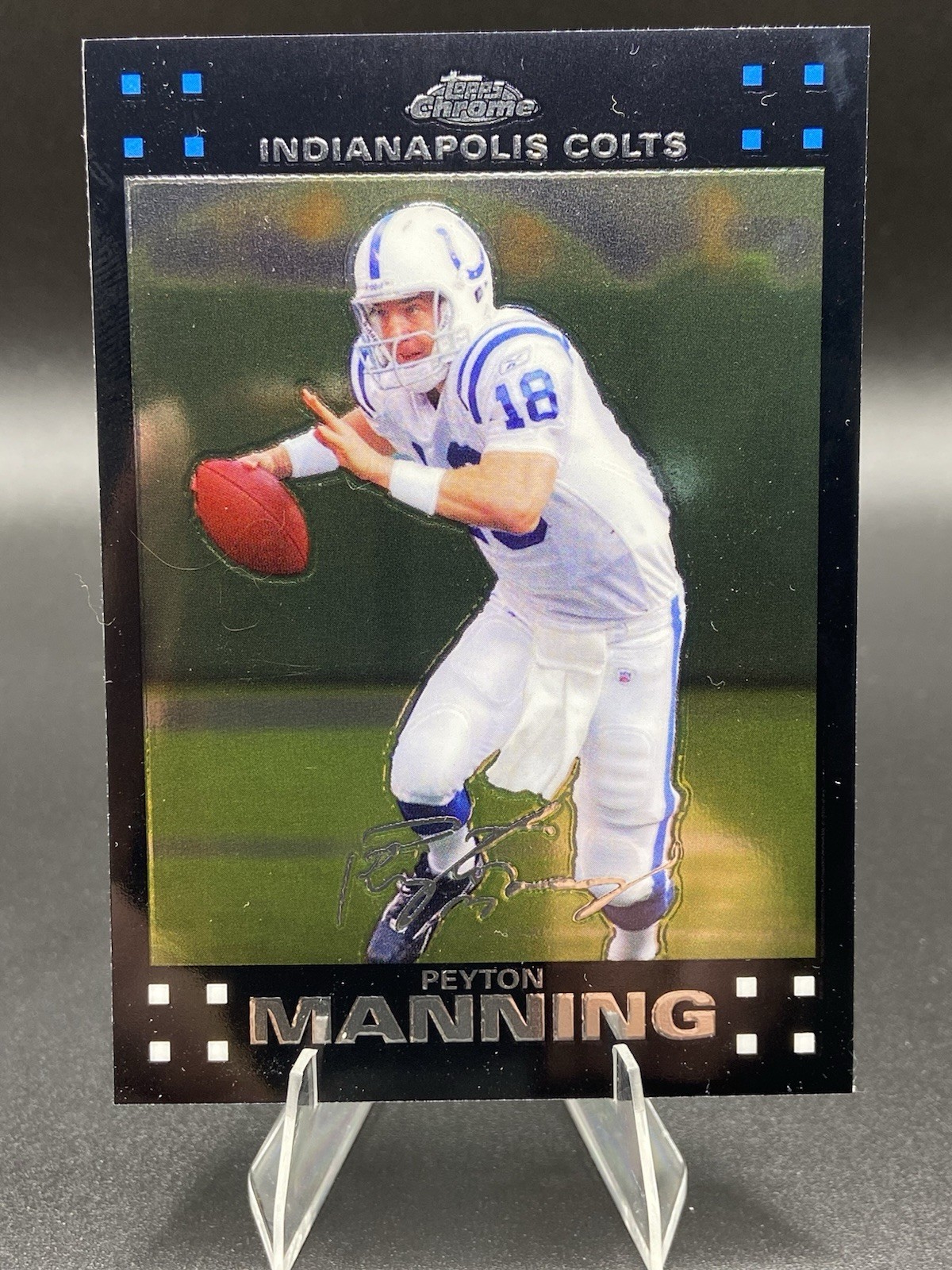 2007 Topps Chrome - Peyton Manning #TC5 - Indianapolis Colts