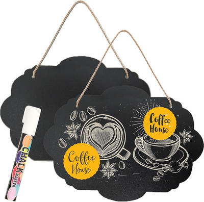 22 x 30 CM Erasable Message Board Sign mit Hängekordel, 2 Stück Store Signs Chal