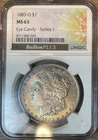 TONER!! - 1883-O Morgan Silver Dollar $1 NGC MS63 Cert #8711406-029
