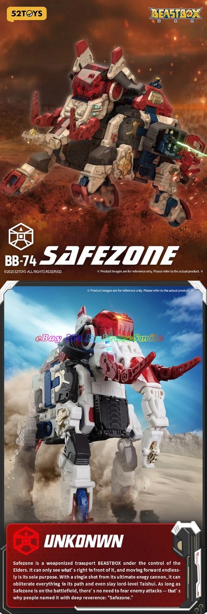 52TOYS Beastbox BB-74 Safezone Mammoth Transform Mecha Action
