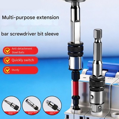 High Strength Steel Quick Release Bit Holder Extension Rod For Hand Power Tool