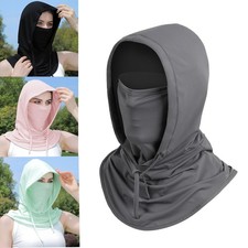 Cooling 3-in-1 Balaclava Face Mask Sun Face Shield UV Protection Full Head Hood