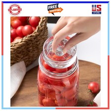 4pc Glass Fermentation Weights with Easy Grip Handle for Wide Mouth Mason Jars