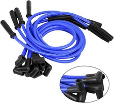 9 Pcs Spark Plug Wire Set 10.5mm Electronic Ignition Cables for 350 383 454