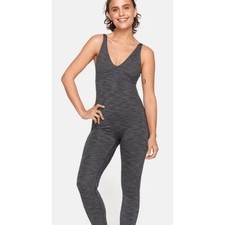 Outdoor Voices FreeForm Unitard Jumpsuit Grey Women's Size Small