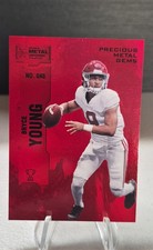 2022 Skybox Metal Universe  - Bryce Young #040 Precious Metal Gems Red # 88/100 