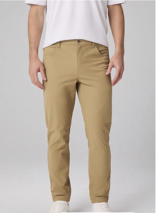 Fabletics Men’s The Don 5 Pocket Pants Classic Fit Size 34x30 Dark Twill NWT