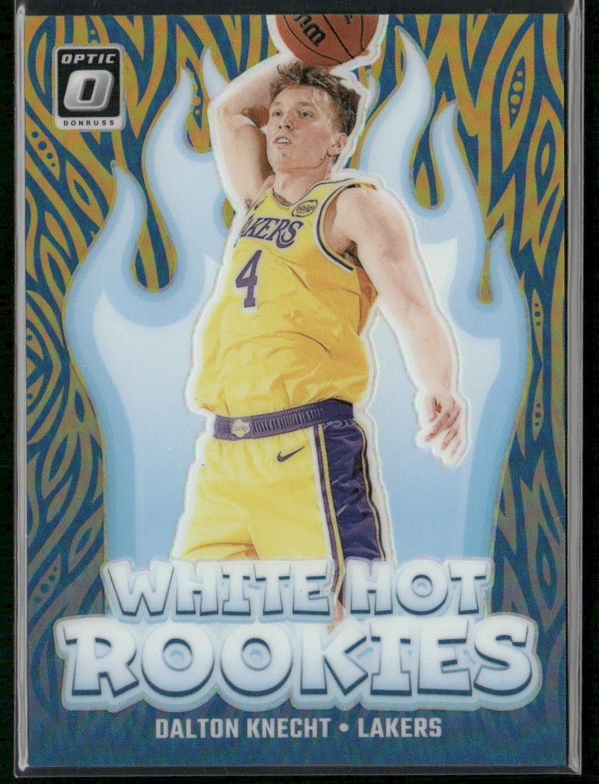 2024-25 Panini Donruss Optic - White Hot Rookies Dalton Knecht #9 Gold 10/10