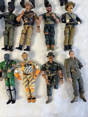 THE CORPS コープス　GIジョー VINTAGE LANARD 絶版 Vintage Lanard THE CORPS Action Figure Lot - 15 + 2 Battle Damaged