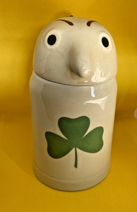 Schultz Dooley Beer Stein Brazil Webco Ceramarte Utica Club Irish Shamrock