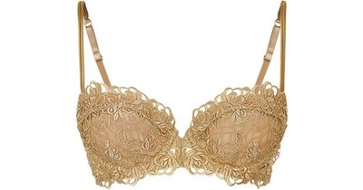 WACOAL FLORE OPALINE UNDERWIRE PADDED BRA & THONG SET SIZE 32C / 10C S / 10
