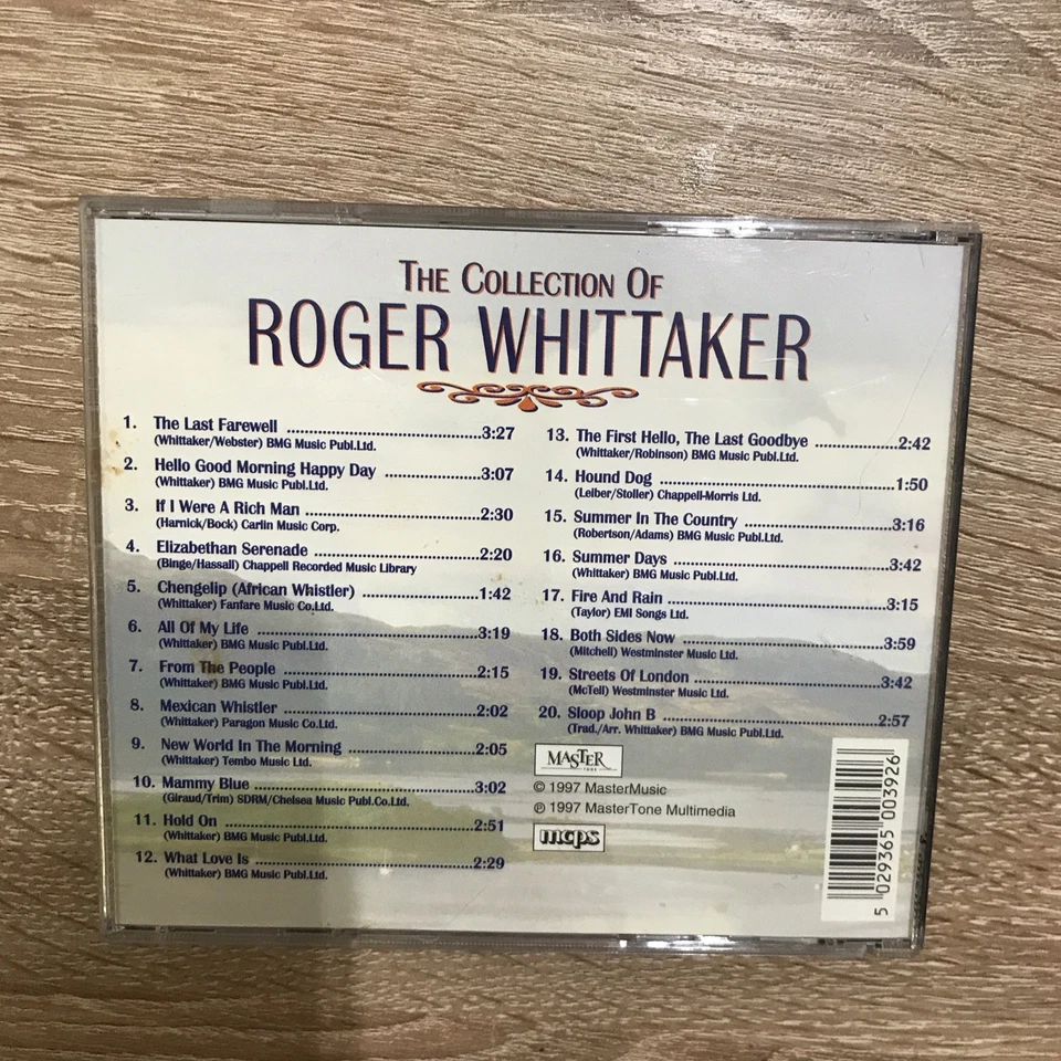 The Collection of Roger Whittaker von not specified | CD | Zustand gut B - Bild 3 von 3