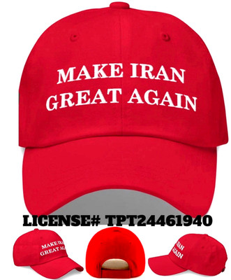 MAKE IRAN GREAT AGAIN - DONALD TRUMP - MAGA - UNISEX CAP - FREEDOM - IRAN HAT