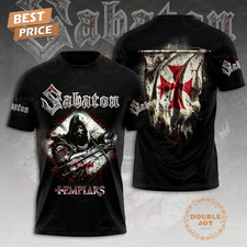 Sabaton Templars 2025 Limited Edition 3D T-Shirt NG3325