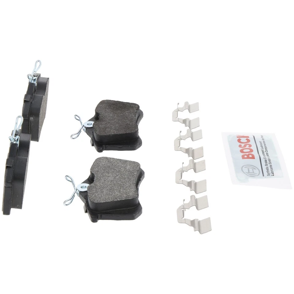 Juego de pastillas de freno traseras BP340 Bosch de 2 ruedas para VW Sedán Volkswagen Beetle Jetta Foto 3 de 4