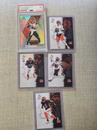 2020 Panini Mosaic - Rookies Joe Burrow #201 Silver Prizm (RC)