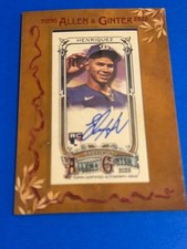 2025 Topps Allen & Ginter - Edgardo Henriquez #MA-EH Framed Mini Auto RC