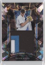 2021 Select Rookie Jumbo Swatches Cracked Ice Prizm 9/25 Trevor Rogers 8x7