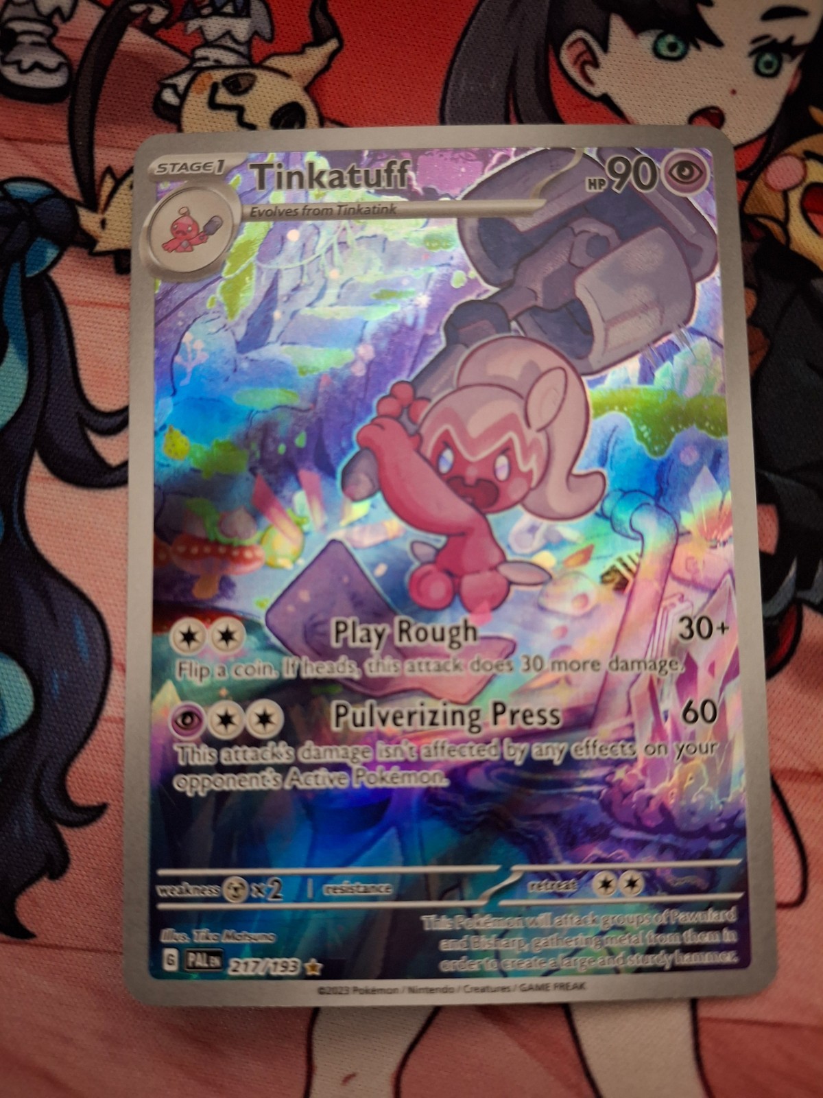 Tinkatuff 217/193 Sv02: Paldea Evolved Holo NM