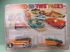 Matchbox Lesney Superfast Two Pack TP-8 Field Car & Honda Trailer- orange