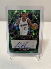2024-25 Panini Mosaic Scripts Green Ice Prizm Rod Strickland #MS-ROD Auto