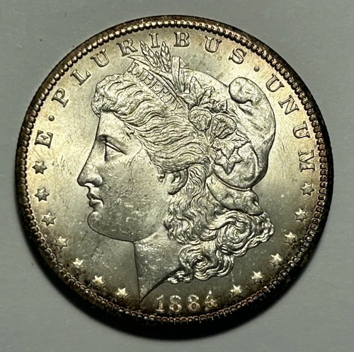 1884 CC MORGAN DOLLAR BU