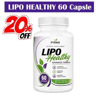 Lipo Healthy Premier Weight Loss Supplement 60 Capsules Original Pill