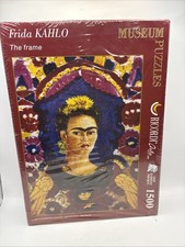 NEW SEALED 1500 PCs Museum Puzzle "Self Portrait" Frida Kahlo THE FRAME JIGSAW