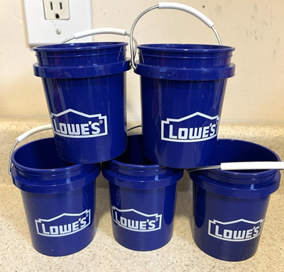 #ad Lowes Mini Bucket 5 Pack Tiny Lowes Bucket No Lids Food Safe $14.95