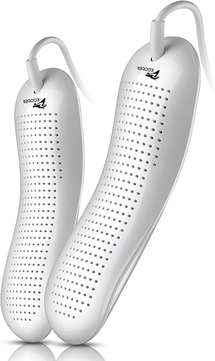 Shoe Dryer Boot Dryer Foot Dryer Eliminates Odour Sanitises Shoes White