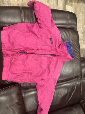 Columbia Bugaboo Vintage 80/90s 3-in-1 Ski Coat Jacket Pink Purple Ladies L