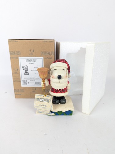 NEU Jim Shore Peanuts Snoopy Enesco Ringing in the Holiday Cheer 4045875 NiB