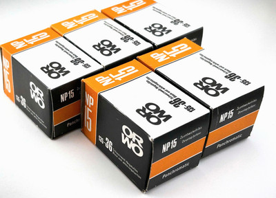 ORWO NP15 135 B/W Panchromatic Negative Film ISO 25 Exp 1991  Pack 5 K.i Freeze