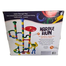 MindWare Marble Run 70 Piece STEM Building Set Kids Learning Open Box Complete