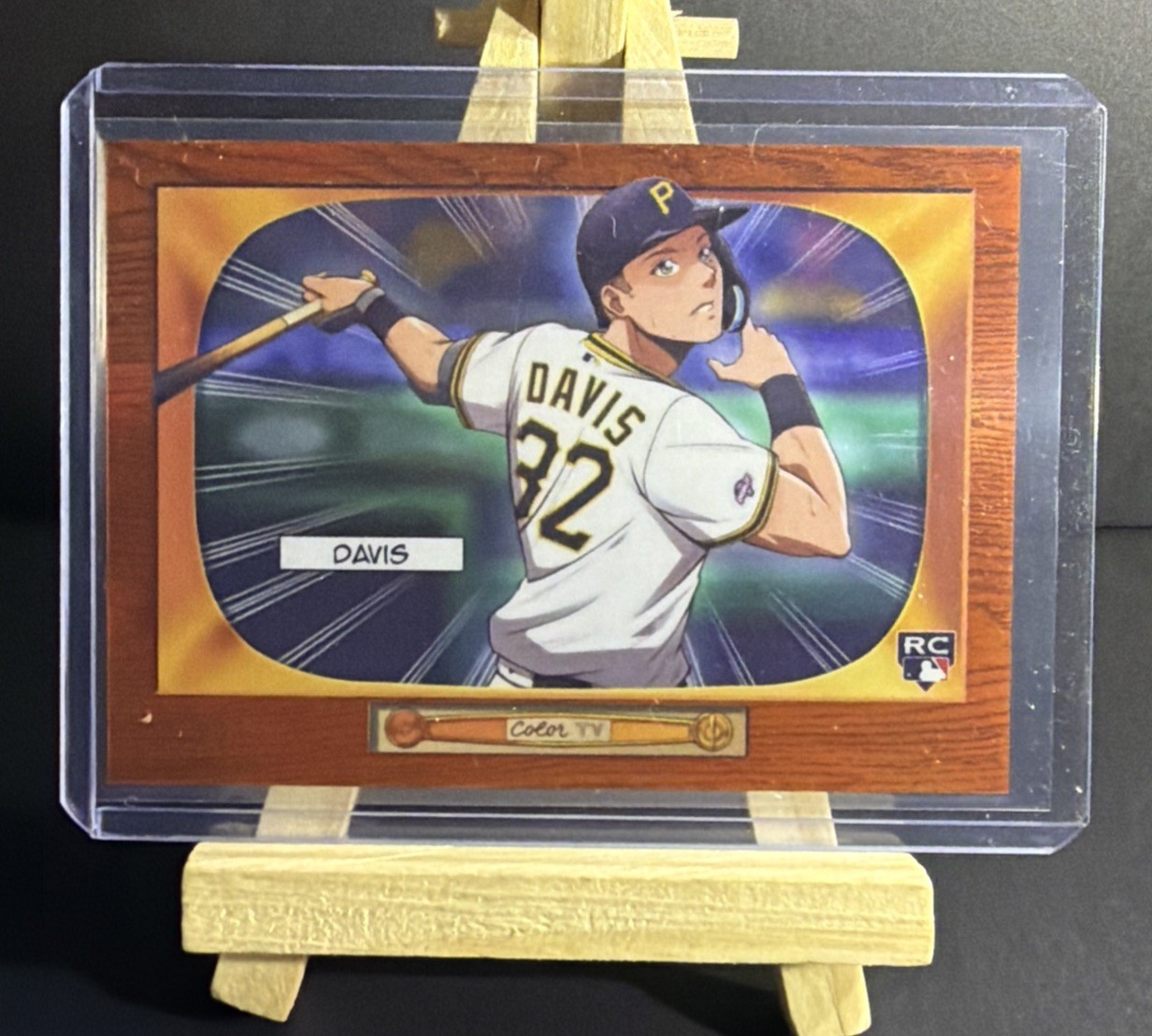 2024 Bowman Henry Davis ’55 Anime Rookie Card Orange /25– Case Hit! Pirates