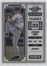 2023 Chronicles Contenders Optic Season Ticket Holo Prizm Jackson Jobe #16 19gz